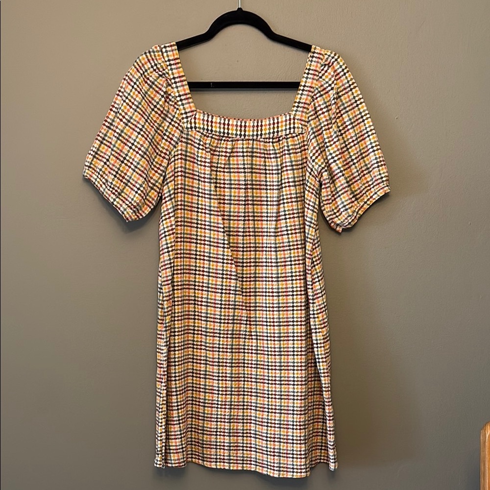 Multicolor Plaid Women's Dress